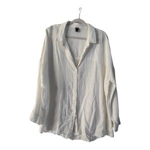 wild fable White Button-Up Top